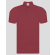 ТЕНИСКА С ПОЛО ЯКА И ТОНАЛЕН ПРИНТ ЛОГО В СВЕТЛО БОРДО
