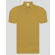 ТЕНИСКА С ПОЛО ЯКА И ТОНАЛЕН ПРИНТ ЛОГО В ЦВЯТ ГОРЧИЦА