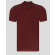  ПОЛО ТЕНИСКА С КОНТРАСТЕН ЛОГО ПРИНТ H8S В БОРДО