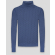 СТРУКТУРЕН ПУЛОВЕР С ПОЛО ЯКА ОТ PREMIUM ПАМУК ВЪВ ВИОЛЕТОВО СИНЬО
