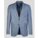СВЕТЛОСИНЬО КЛАСИЧЕСКО САКО МЕЛАНЖ С ДВА ШЛИЦА /ЧАСТ ОТ КОСТЮМ/