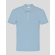 ПАСТЕЛНО СИНЯ ТЕНИСКА С ПОЛО ЯКА ОТ ВИСОКОКАЧЕСТВЕН ПАМУК SUPIMA