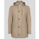 БЕЖОВО ПАЛТО С ВИСОКО СЪДЪРЖАНИЕ НА ВЪЛНА И ПОДВИЖНА КАЧУЛКА