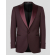 ЦЕРЕМОНИАЛНО САКО  ВТАЛЕН СИЛУЕТ В ЦВЯТ БОРДО /ЧАСТ ОТ КОСТЮМ/
