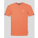 ОРАНЖЕВА ТЕНИСКА С РЕФЛЕКТЕН ПРИНТ И КОНТРАСТЕН ЕЛЕМЕНТ