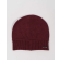 ПЛЕТЕНА ШАПКА ОТ ВЪЛНА И КАШМИР В ЦВЯТ БОРДО