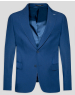 ЯРКО СИНЬО КЛАСИЧЕСКО САКО С УКРАСИТЕЛНИ ШЕВОВЕ /ЧАСТ ОТ КОСТЮМ/