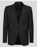 ЧЕРНО КЛАСИЧЕСКО САКО ОТ ФИНА ВЪЛНА ВТАЛЕН СИЛУЕТ /ЧАСТ ОТ КОСТЮМ/