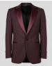 ЦЕРЕМОНИАЛНО САКО  ВТАЛЕН СИЛУЕТ В ЦВЯТ БОРДО /ЧАСТ ОТ КОСТЮМ/