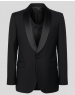 ЧЕРНО ЦЕРЕМОНИАЛНО САКО СЪС САТЕНИРАНА ШАЛ ЯКА/ЧАСТ ОТ КОСТЮМ/