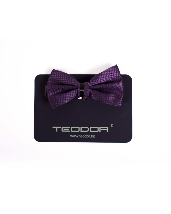 Структурна папийонка в лилаво