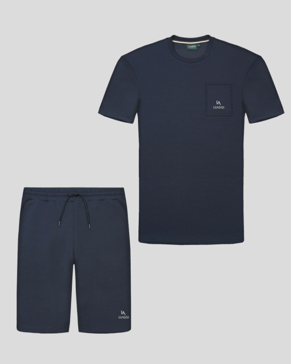 ТЪМНОСИН  СПОРТЕН КОМПЛЕКТ ОТ ВИСКОЗА С ЕЛАСТАН