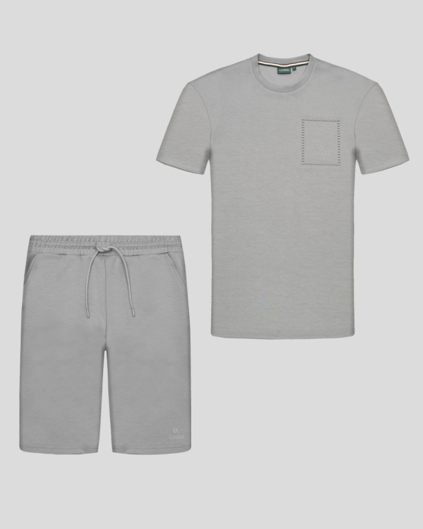 СИВ СПОРТЕН КОМПЛЕКТ С РЕЛЕФЕН ЕЛЕМЕНТ И  СВЕТЛООТРАЗИТЕЛНО ЛОГО