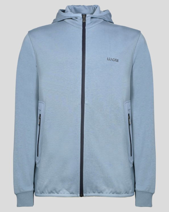 СВЕТЛОСИН СПОРТЕН ЕКИП С КАЧУЛКА И ГУМИРАН ЛОГО ПРИНТ