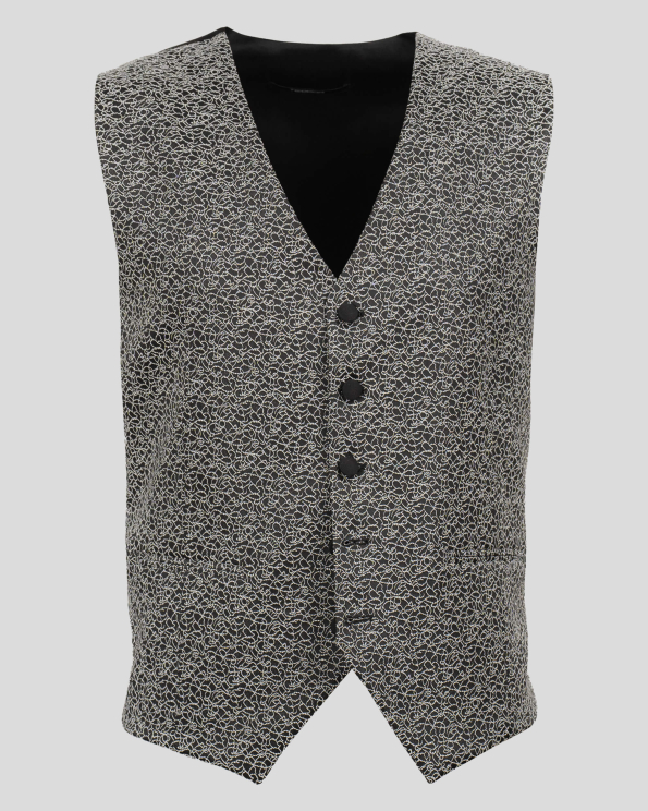 КЛАСИЧЕСКИ ЕЛЕК ОТ ЖАКАРД В ЧЕРНО И БЯЛО