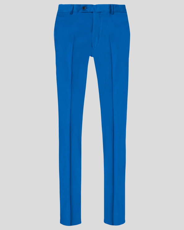 ЯРКО СИН КЛАСИЧЕСКИ ПАНТАЛОН СИЛНО ВТАЛЕН СИЛУЕТ