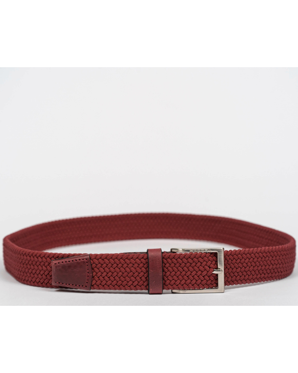 ТЕКСТИЛЕН БОРДО КОЛАН В ЕФЕКТНА ПЛЕТКА