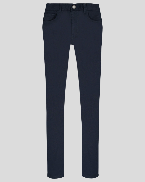 ТЪМНО СИН ВТАЛЕН ПАНТАЛОН ОТ РИПСЕН ПЛАТ