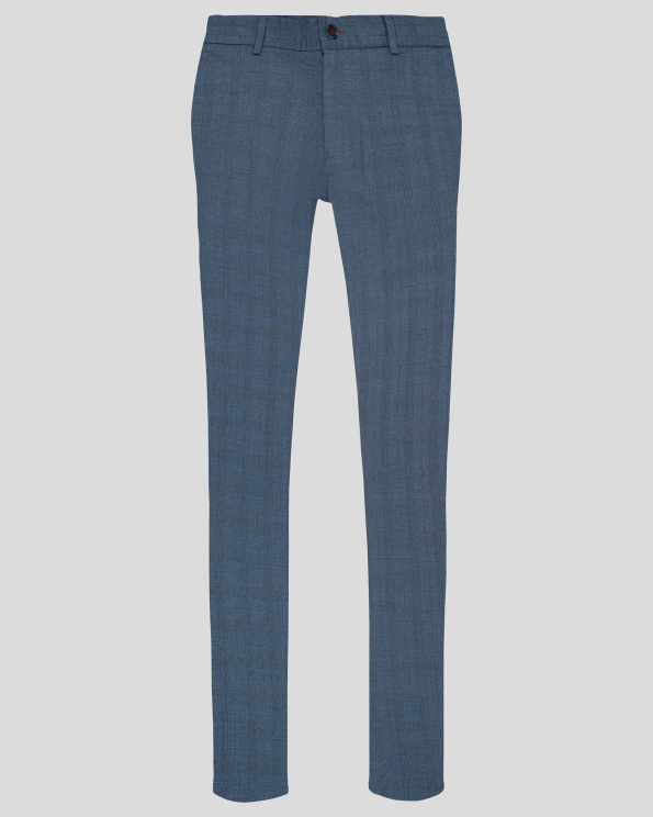 СИН ВТАЛЕН ПАНТАЛОН В КАРЕ С ИТАЛИАНСКИ ДЖОБ