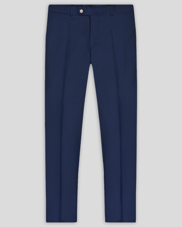 ТЪМНОСИН КЛАСИЧЕСКИ ПАНТАЛОН С ЕДИНИЧНИ ФИЛЕТКИ /ЧАСТ ОТ КОСТЮМ/