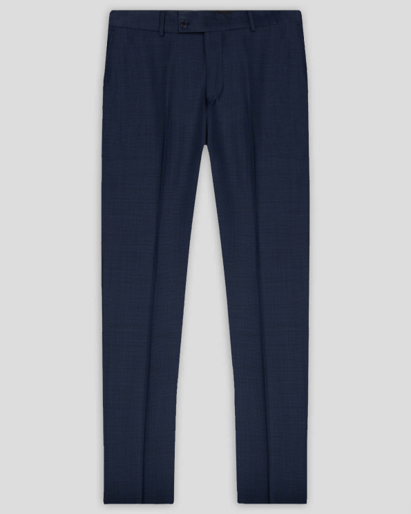  ТЪМНОСИН КЛАСИЧЕСКИ ПАНТАЛОН ОТ СТУДЕНА ФИНА ВЪЛНА ВТАЛЕН СИЛУЕТ