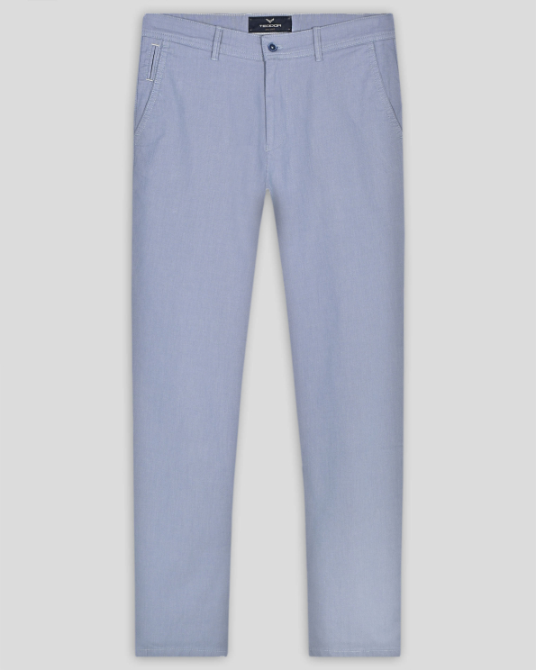 СВЕТЛОСИН ЧИНО ПАНТАЛОН МЕЛАНЖ В СИТНА ПАНАМЕНА СТРУКТУРА