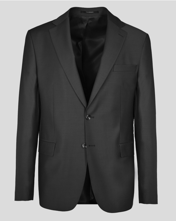 ЧЕРНО КЛАСИЧЕСКО САКО С ДВА ШЛИЦА СВОБОДЕН СИЛУЕТ