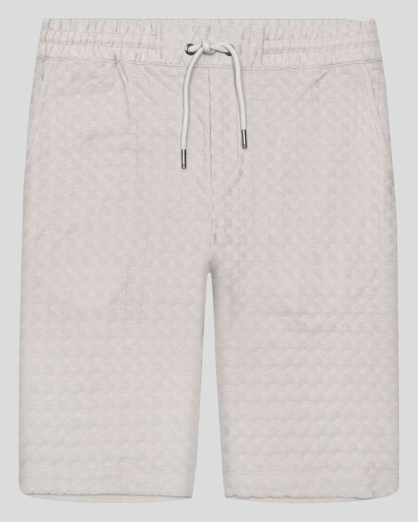 БЕЖОВИ СТРУКТУРНИ БЕРМУДИ ТРИКО ОТ PREMIUM ПАМУК