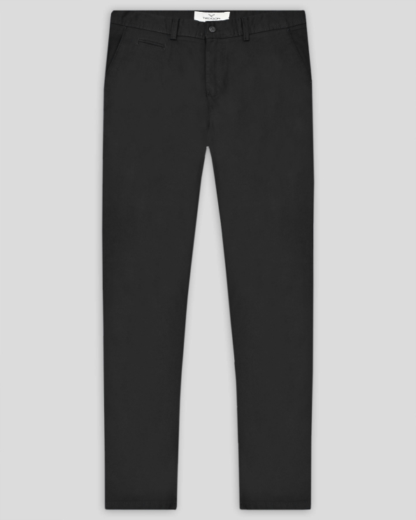 ЧЕРЕН ПАМУЧЕН ПАНТАЛОН С ИТАЛИАНСКИ ДЖОБОВЕ И ЛОГО /ЧАСТ ОТ КОСТЮМ/