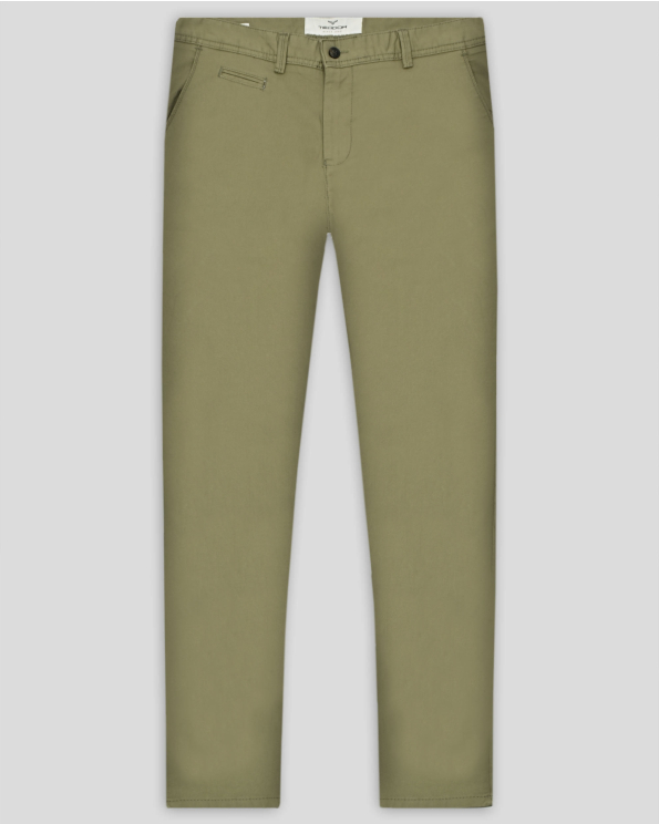 ЧИНО ПАНТАЛОН С ДВОЙНИ ФИЛЕТКИ  В ЦВЯТ КАКИ /ЧАСТ ОТ КОСТЮМ/