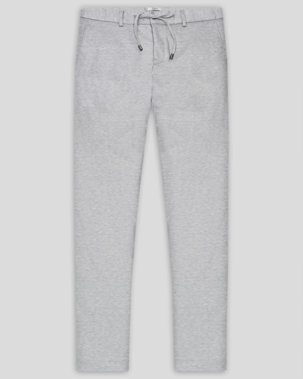 СВЕТЛОСИВ ПАНТАЛОН С ИТАЛИАНСКИ ДЖОБОВЕ И ЛОГО АКСЕСОАР