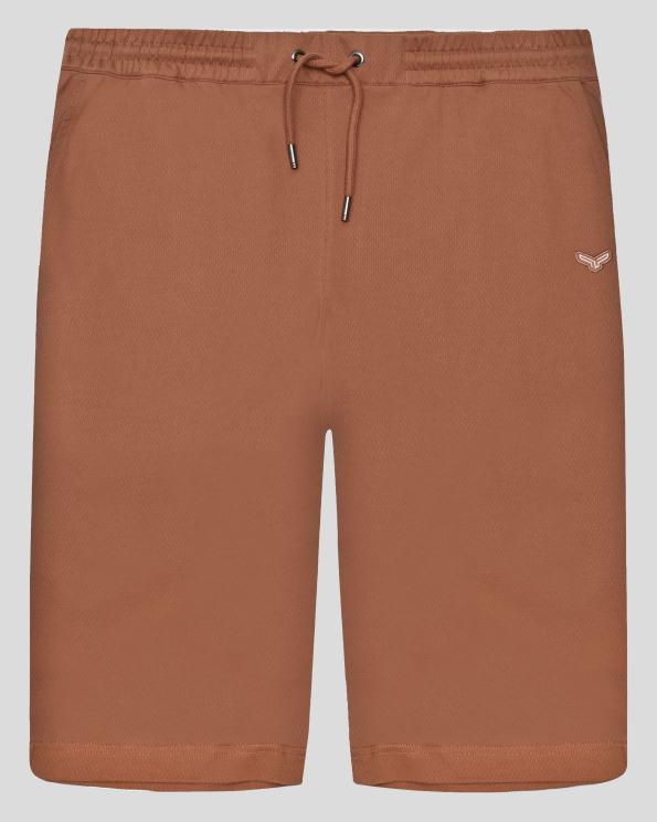 ОРАНЖЕВИ БЕРМУДИ ОТ ДВОЙНО МЕРСЕРИЗИРАН ЕГИПЕТСКИ ПАМУК