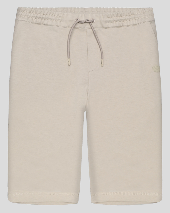 БЕЖОВИ БЕРМУДИ ОВЪРСАЙЗ ОТ ВИСОКОКАЧЕСТВЕН ПАМУК SUPIMA 