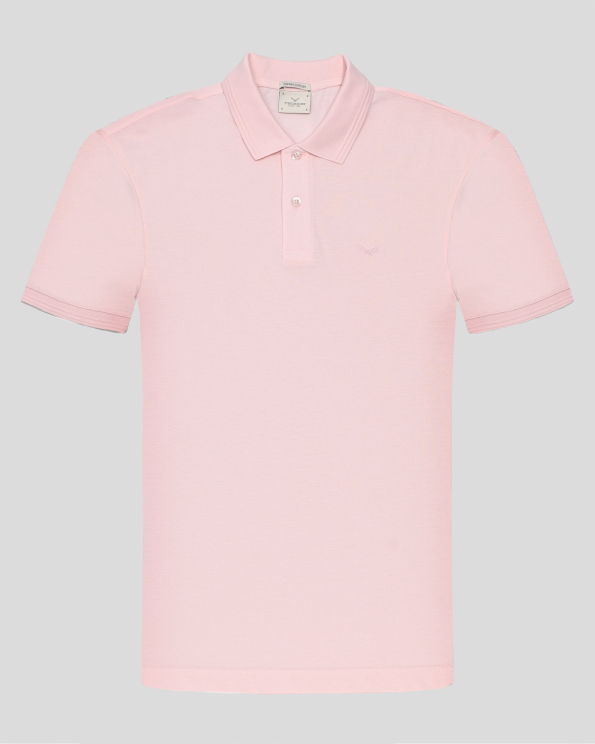  РОЗОВА ПОЛО ТЕНИСКА ОТ ВИСОКОКАЧЕСТВЕН ПАМУК SUPIMA