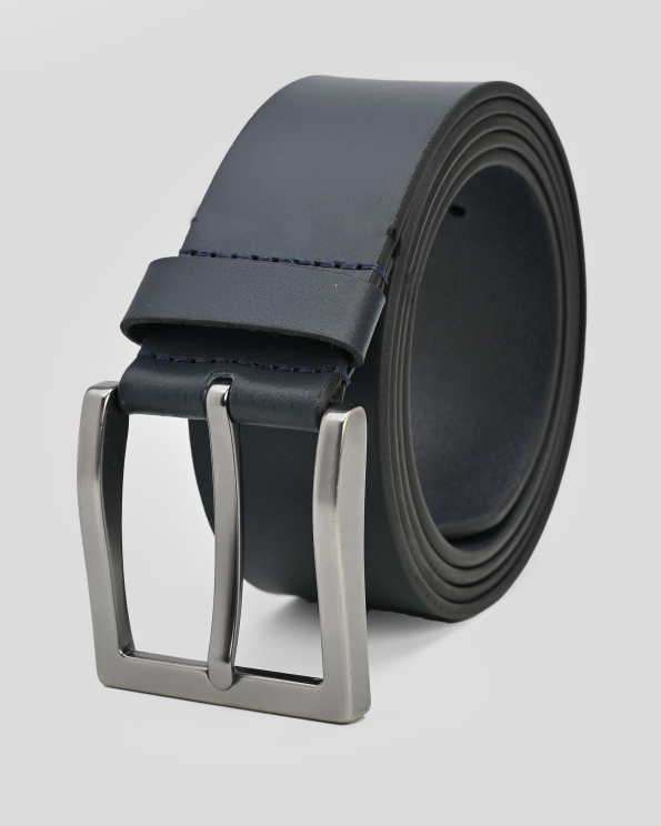 ТЪМНОСИН КОЛАН ОТ ГЛАДКА ЕСТЕСТВЕНА КОЖА