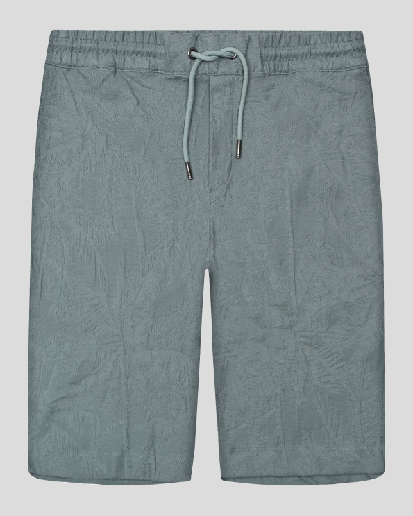  СИНЬО-ЗЕЛЕНИ PREMIUM БЕРМУДИ В ТОНАЛЕН ДЕСЕН НА ПАЛМИ