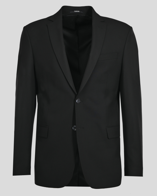 ЧЕРНО КЛАСИЧЕСКО САКО С ЕДИН ШЛИЦ СИЛНО ВТАЛЕН СИЛУЕТ/ЧАСТ ОТ КОСТЮМ/