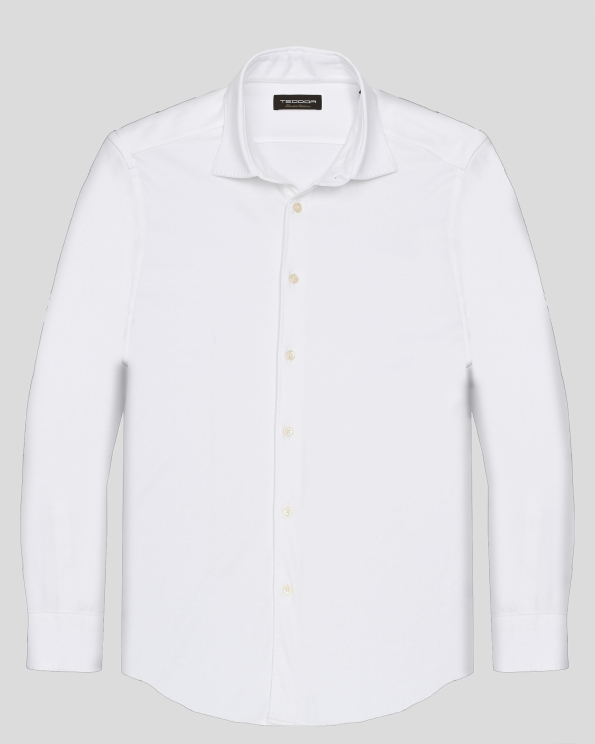 БЯЛА РИЗА ТРИКО ОТ ДВОЙНО МЕРСЕРИЗИРАН ЕГИПЕТСКИ ПАМУК 