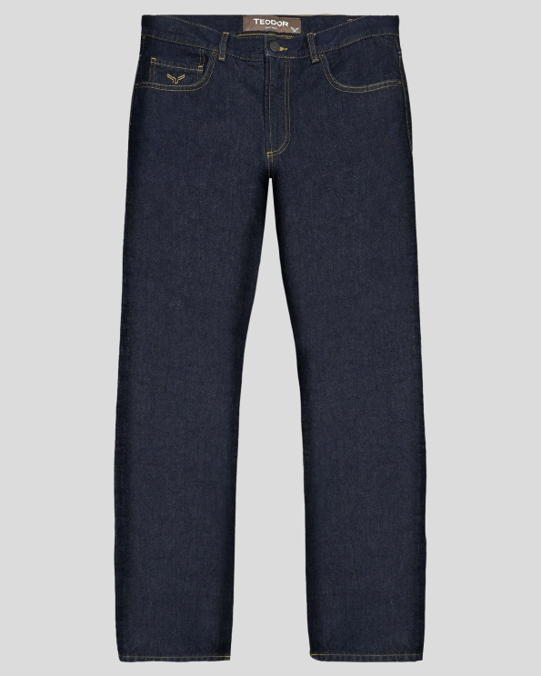 ТЪМНОСИНИ ДЪНКИ REGULAR RELAXED FIT ( УДОБЕН И СВОБОДЕН СИЛУЕТ ) 