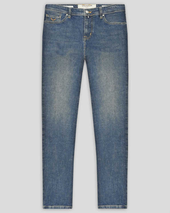 СИНИ ДЪНКИ REGULAR RELAXED FIT ( УДОБЕН И СВОБОДЕН СИЛУЕТ )