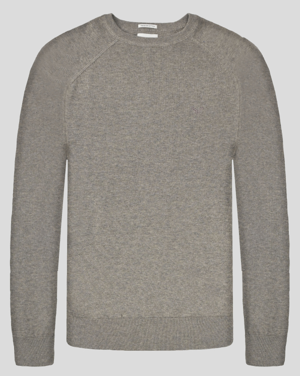 СВЕТЛО КАФЯВ ПУЛОВЕР ОТ 100% PREMIUM ПАМУК С РЕГЛАН РЪКАВ