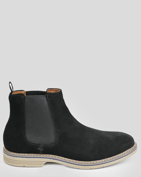  ЧЕРНИ  БОТИ ТИП ЧЕЛСИ ОТ ЕСТЕСТВЕН ВЕЛУР