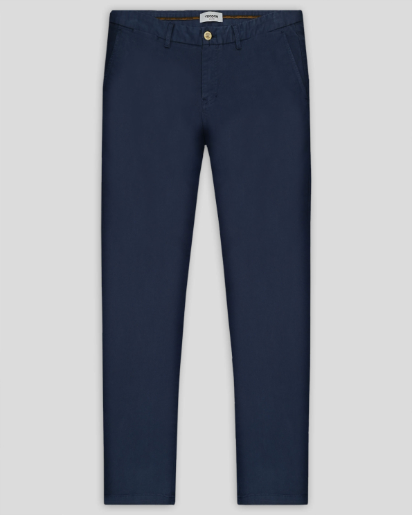 ДЕНИМ СИН ПАНТАЛОН С ИТАЛИАНСКИ ДЖОБ ВТАЛЕН СИЛУЕТ