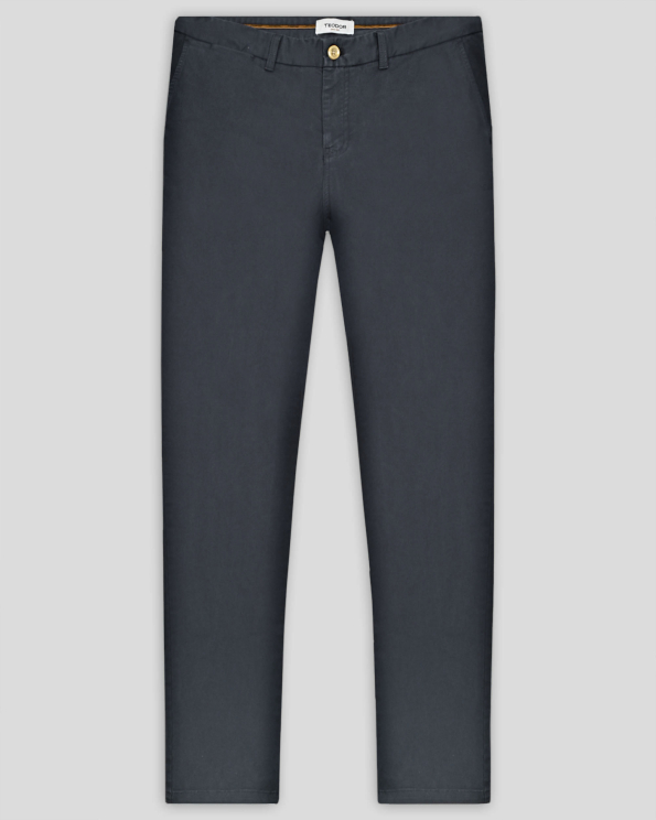 ПАМУЧЕН ПАНТАЛОН С ИТАЛИАНСКИ ДЖОБ В СИНЬО-СИВ ЦВЯТ