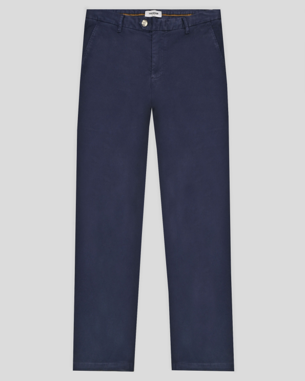 ТЪМНОСИН ЧИНО ПАНТАЛОН С ДВОЙНИ ФИЛЕТКИ СВОБОДЕН СИЛУЕТ