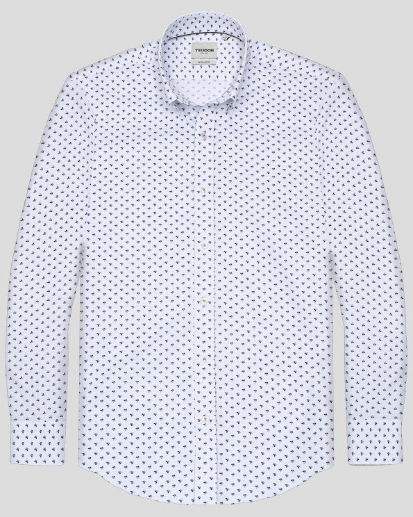 БЯЛА РИЗА В КОНТРАСТЕН ДЕСЕН НА ЛИСТА СВОБОДЕН СИЛУЕТ