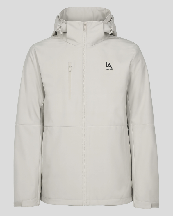 БЕЖОВО ЯКЕ ТИП ВЕТРОВКА С ПОДВИЖНА КАЧУЛКА 