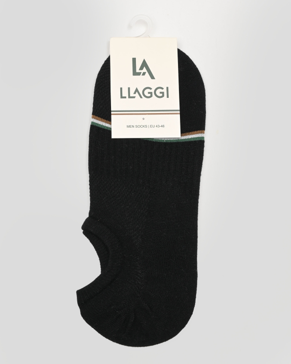 ЧЕРНИ ЧОРАПИ ТИП ТЕРЛИК С КОНТРАСТНО ЛОГО