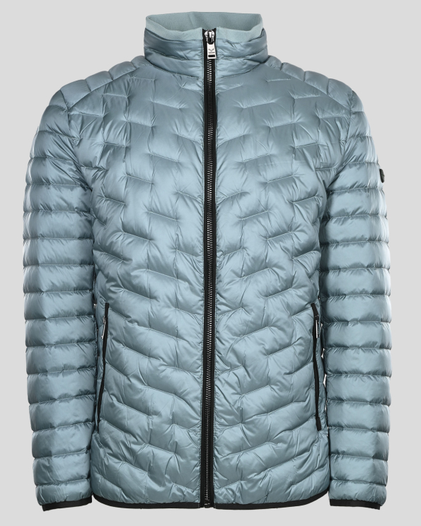 ВОДООТБЛЪСКВАЩО УЛТРА ЛЕКО ЯКЕ С ЕСТЕСТВЕН ПУХ  В СВЕТЪЛ ТЮРКОАЗ