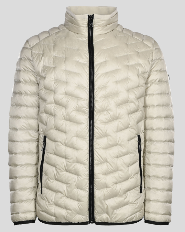 ПРЕХОДНО ОЛЕКОТЕНО ЯКЕ В ЕКРЮ С ПЪЛНЕЖ ОТ ЕСТЕСТВЕН ПУХ